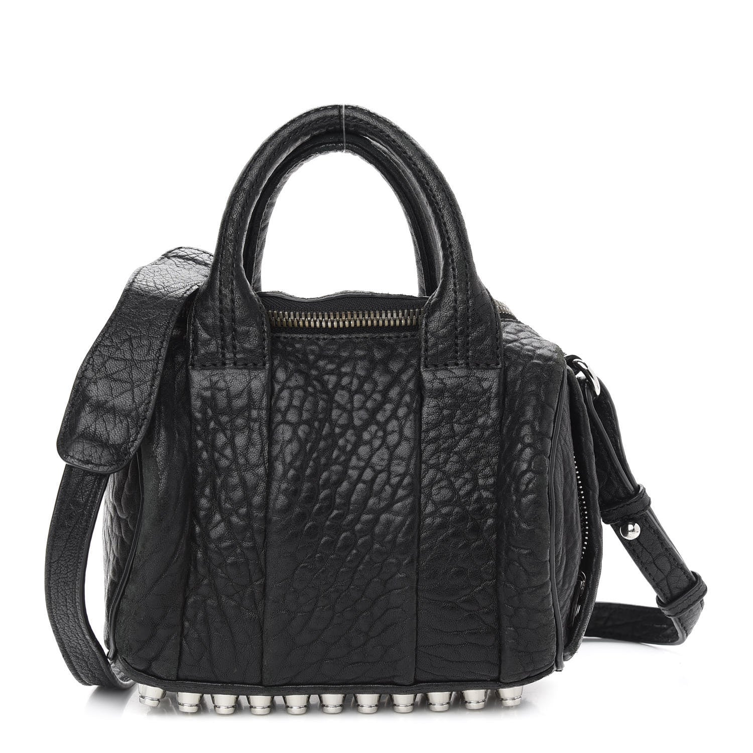 Alexander Wang Pebbled Lambskin Mini Rockie Black Rhodium Hardware 1 of 11