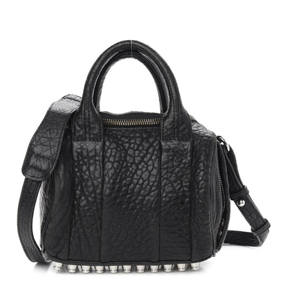 Alexander Wang Pebbled Lambskin Mini Rockie Black Rhodium Hardware 1 of 11
