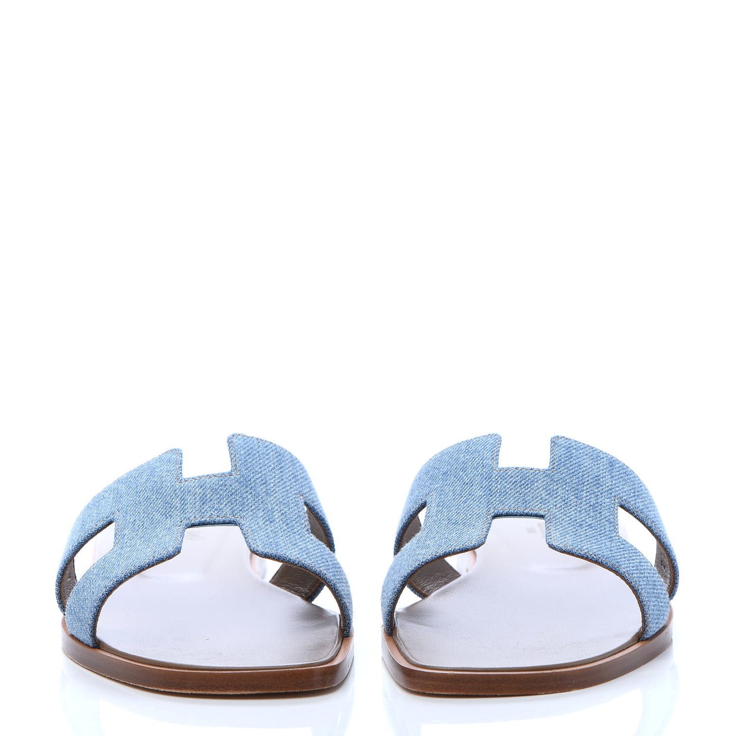 Denim Oran Sandals 38 Bleu Clair