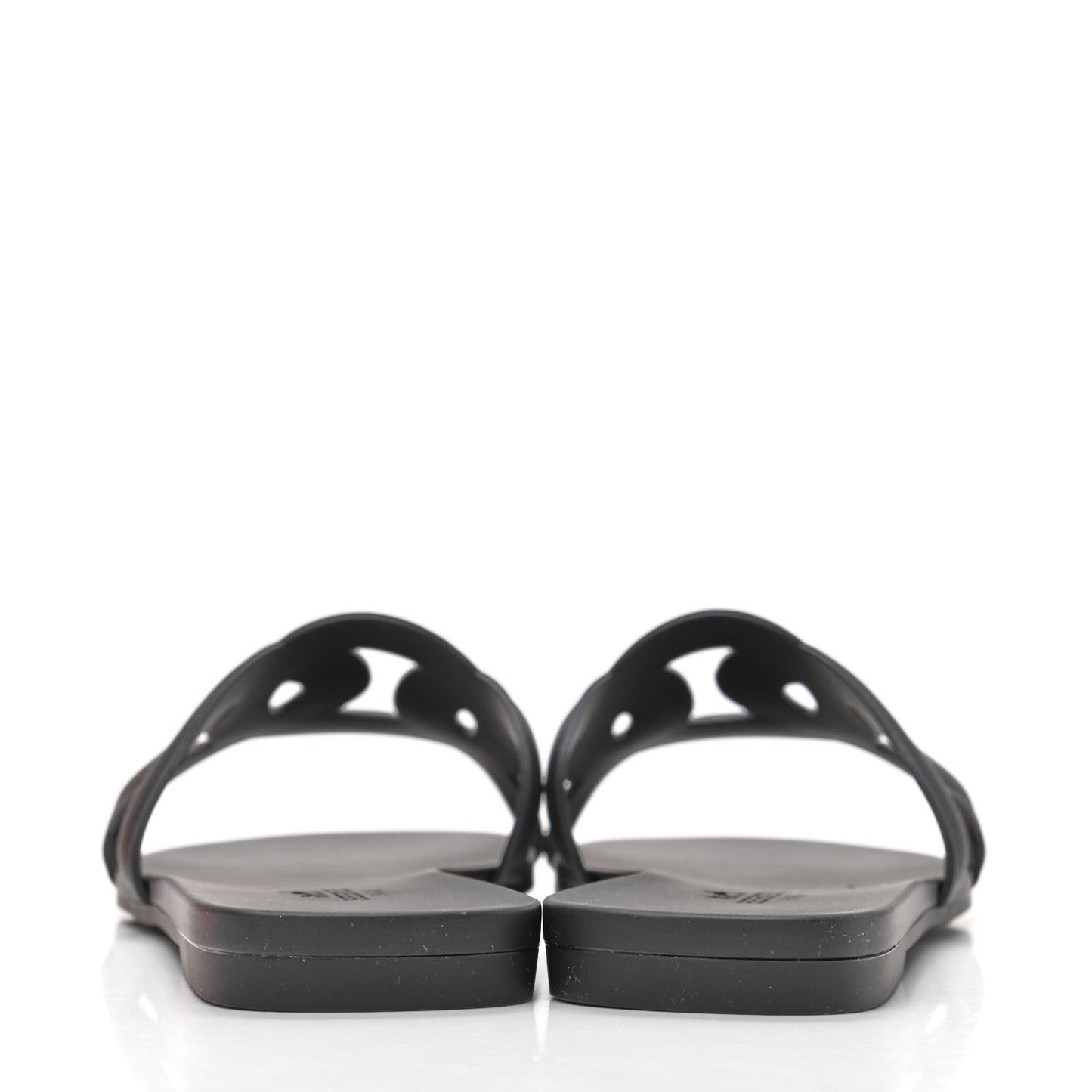 Rubber Aloha Sandals 36 Black