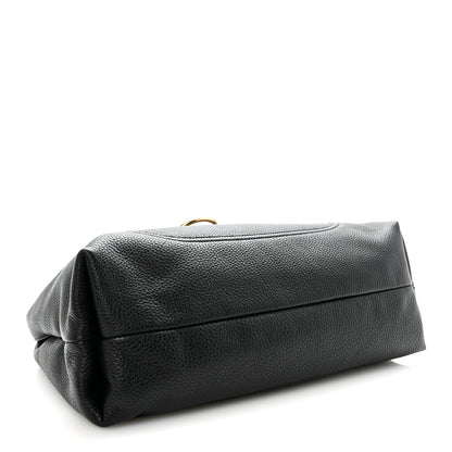 Gucci Grained Calfskin Softbit Maxi Shoulder Bag Black 5 of 10