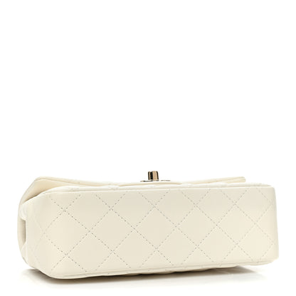 Chanel Lambskin Quilted Mini Rectangular Flap White 4 of 10