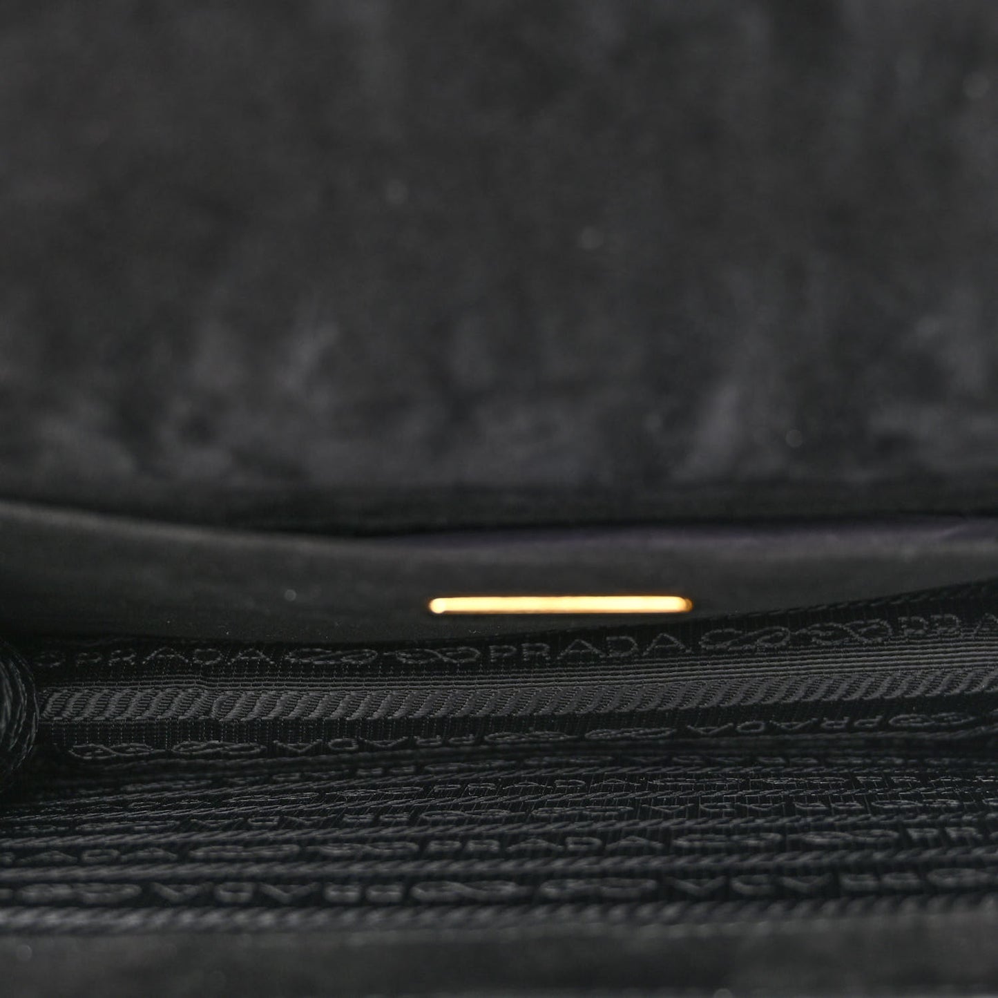 Velluto Ricamo Cahier Shoulder Bag Black