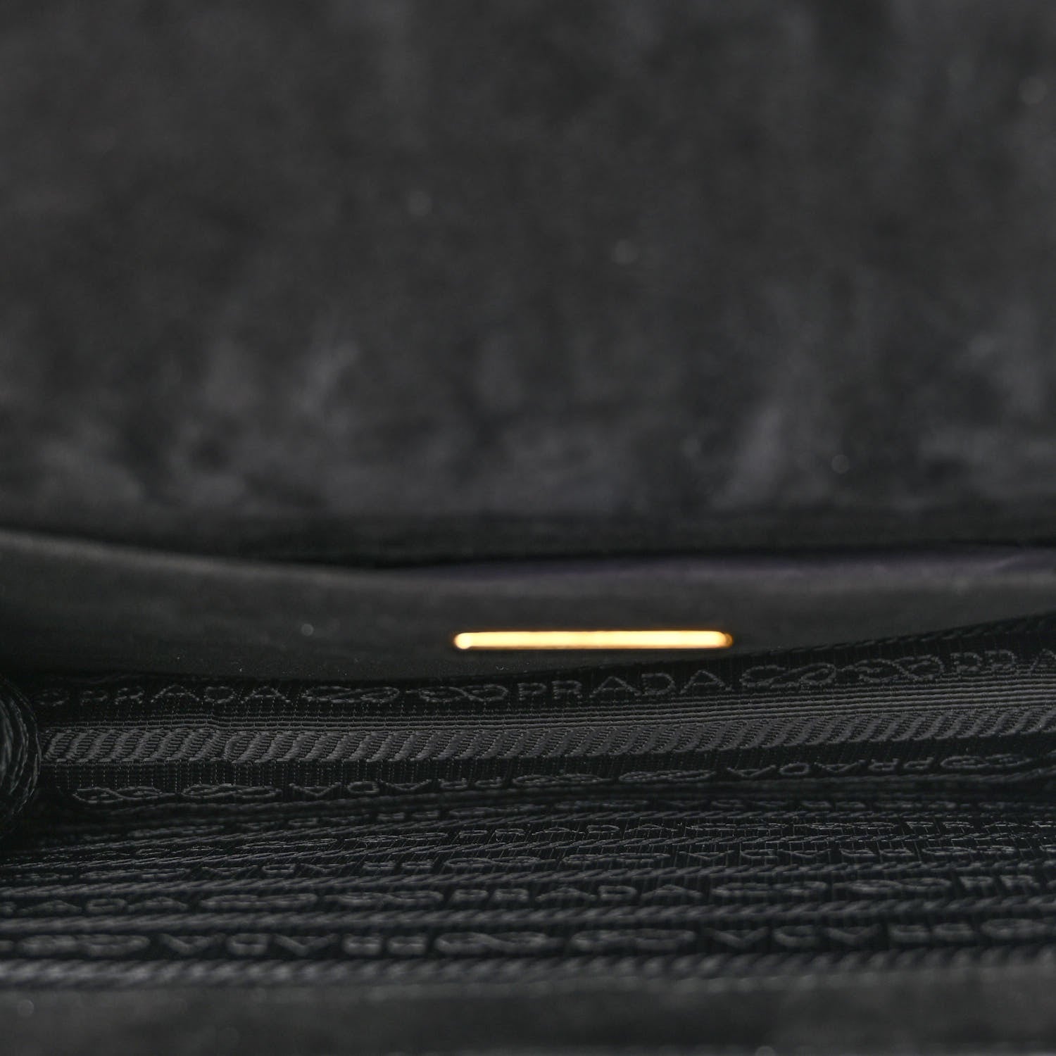 Prada Velluto Ricamo Cahier Shoulder Bag Black 5 of 9