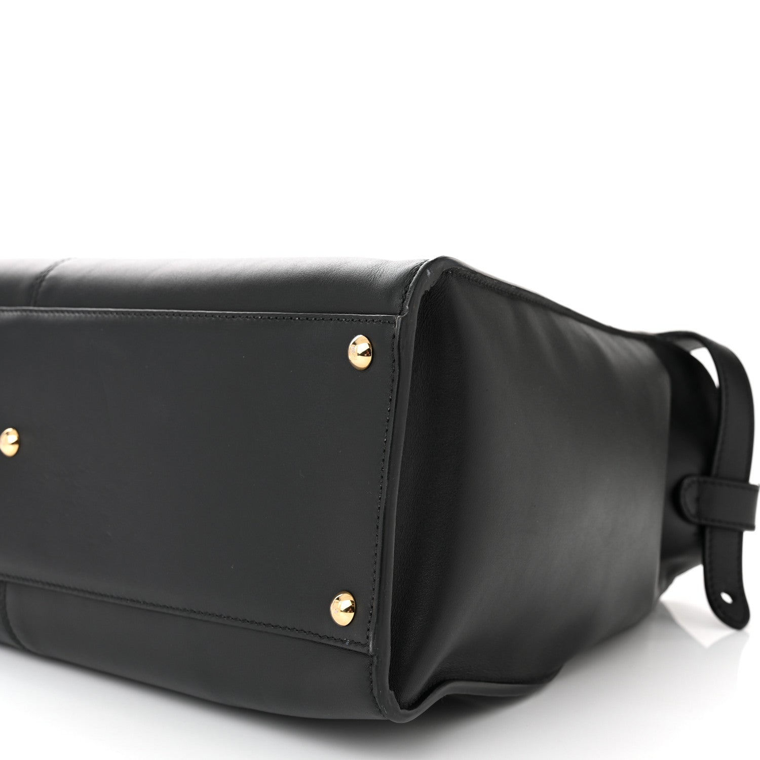 Fendi Vitello Seta Shearling FF 1974 Large Peekaboo X-Lite Black 9 of 13