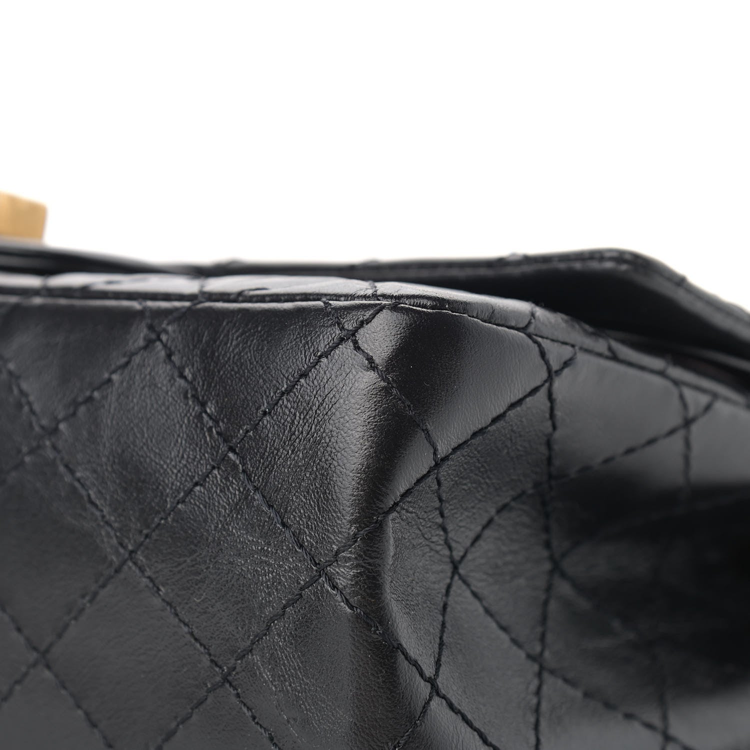 Chanel Aged Calfskin Quilted 2.55 Reissue 225 Flap Black 10 of 12