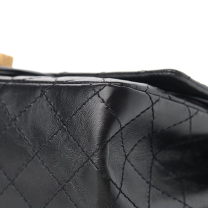 Chanel Aged Calfskin Quilted 2.55 Reissue 225 Flap Black 10 of 12