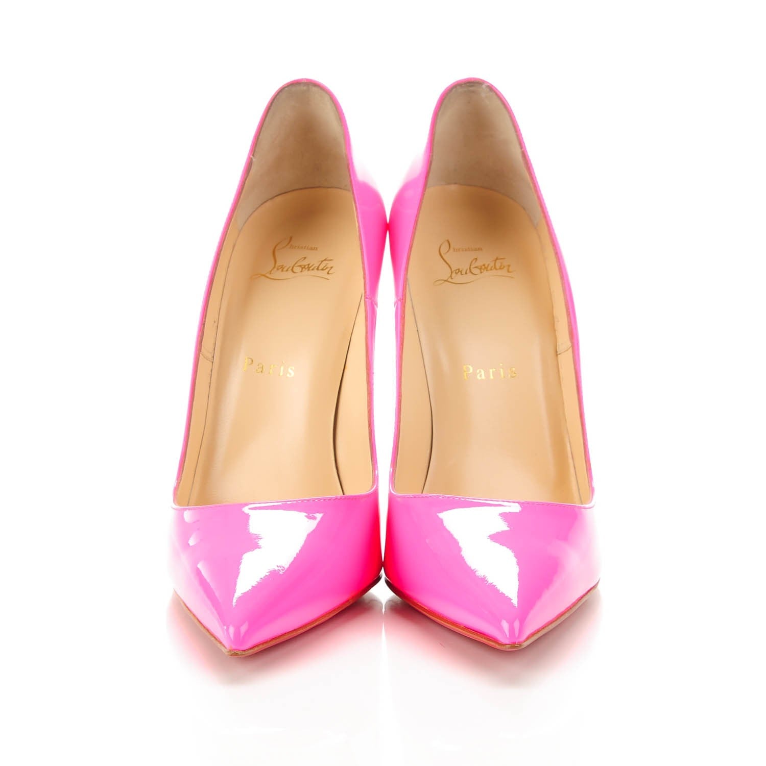 Christian Louboutin Patent So Kate 120 Pumps 38.5 Shocking Pink 2 of 7