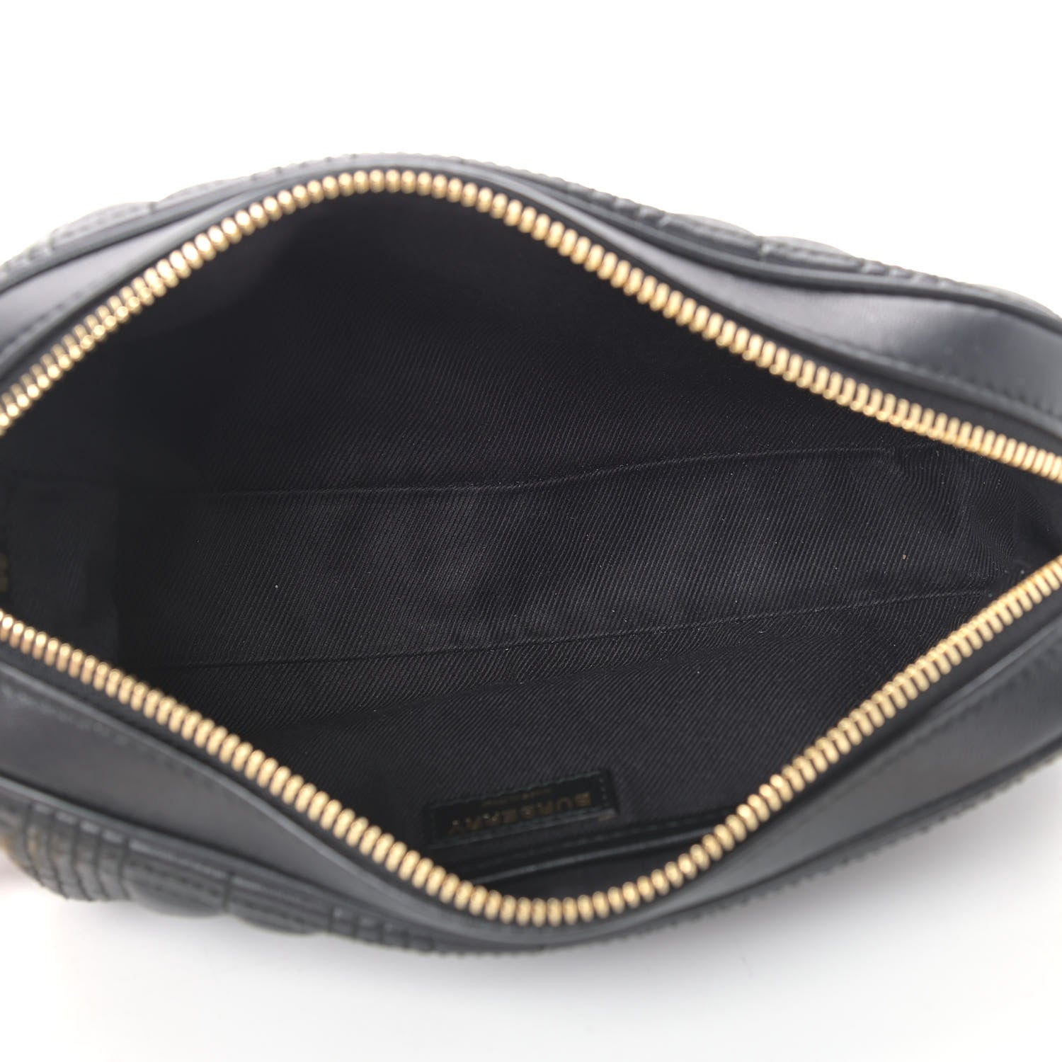 Burberry Lambskin Quilted Camera Bag Black 5 of 9