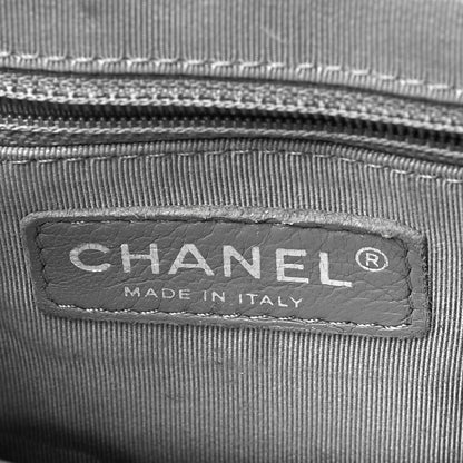 Chanel Washed Lambskin Quilted Medium Chain Around Messenger Black 6 of 12