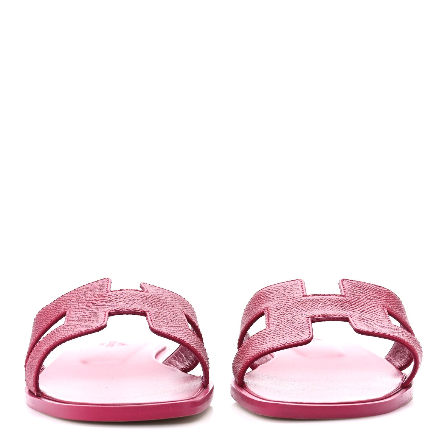 Hermes Epsom Oran Sandals 38 Rose Magenta 2 of 8