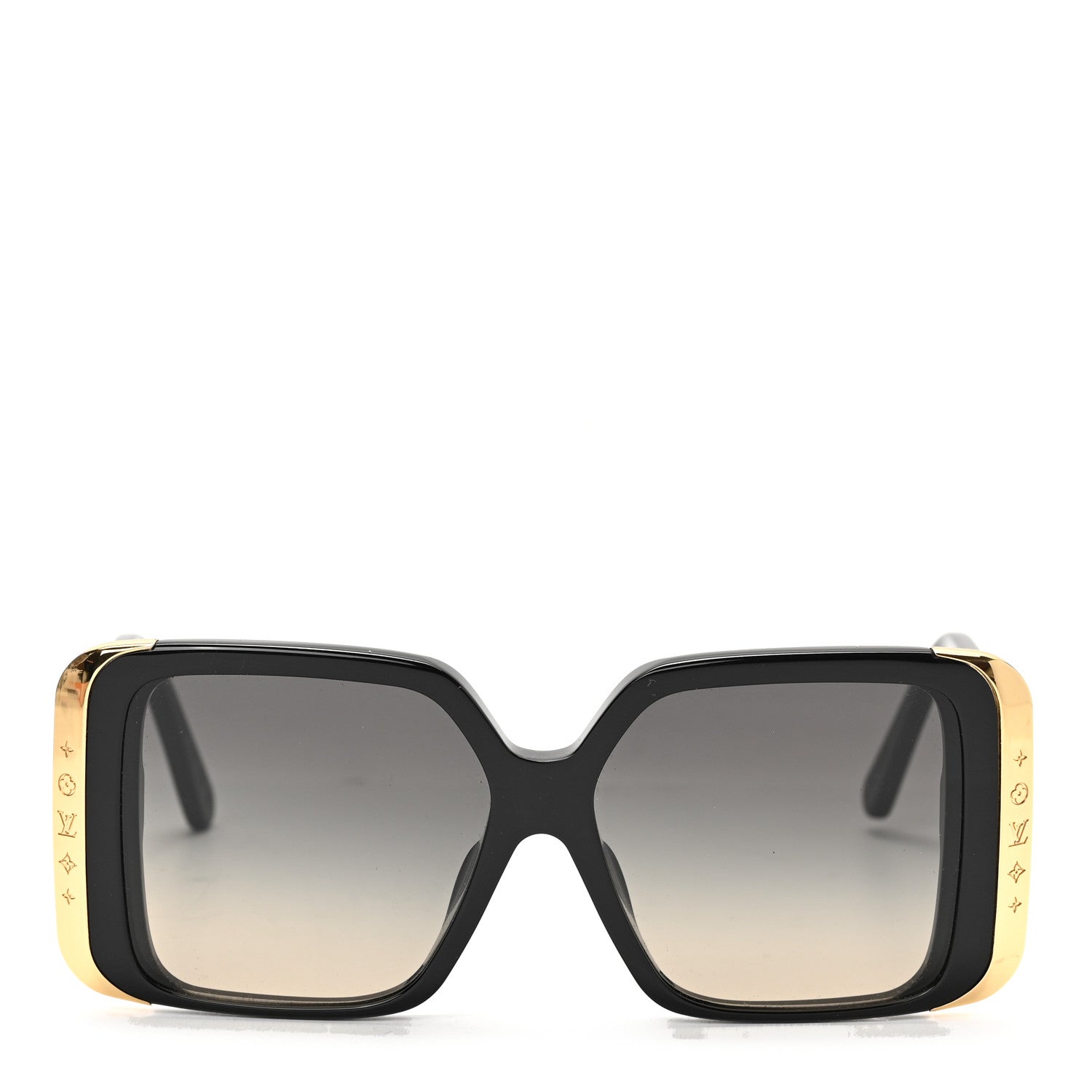 Louis Vuitton Acetate LV Moon Square Sunglasses Z1664E Black 2 of 7