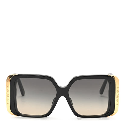 Louis Vuitton Acetate LV Moon Square Sunglasses Z1664E Black 2 of 7