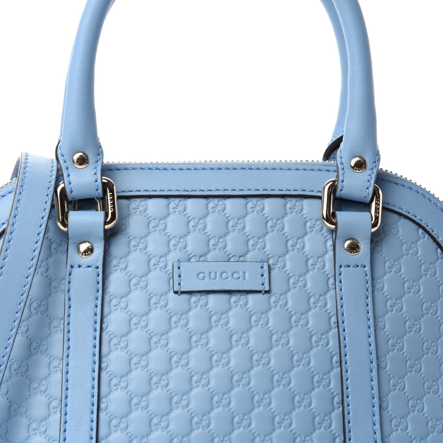 Microguccissima Mini Dome Bag Mineral Blue