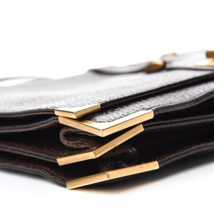 Fendi Vitello Classico No.1 Satchel Dark Brown 6 of 11
