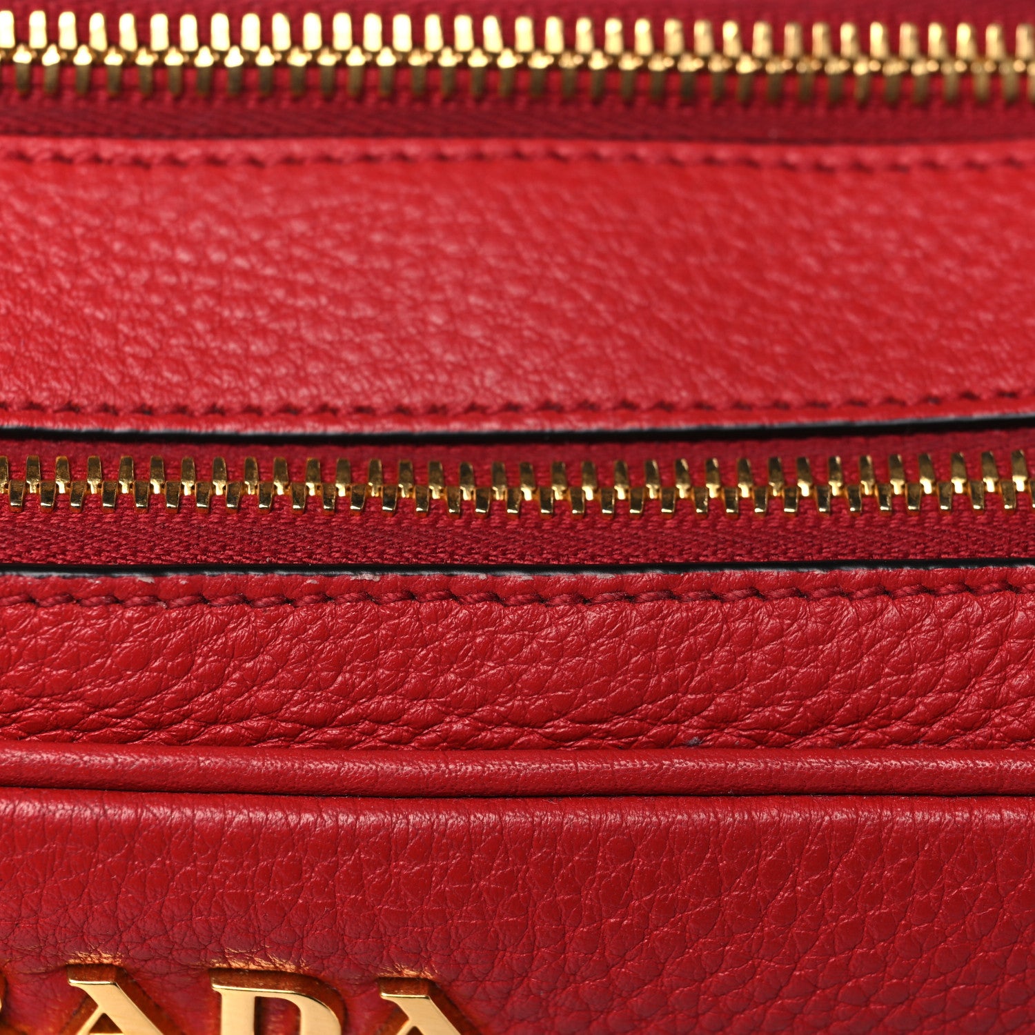 Prada Vitello Phenix Camera Bag Rosso 12 of 12