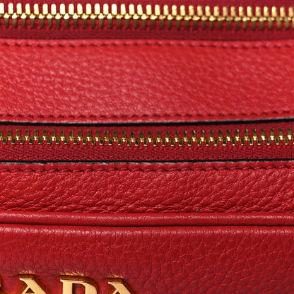 Prada Vitello Phenix Camera Bag Rosso 12 of 12