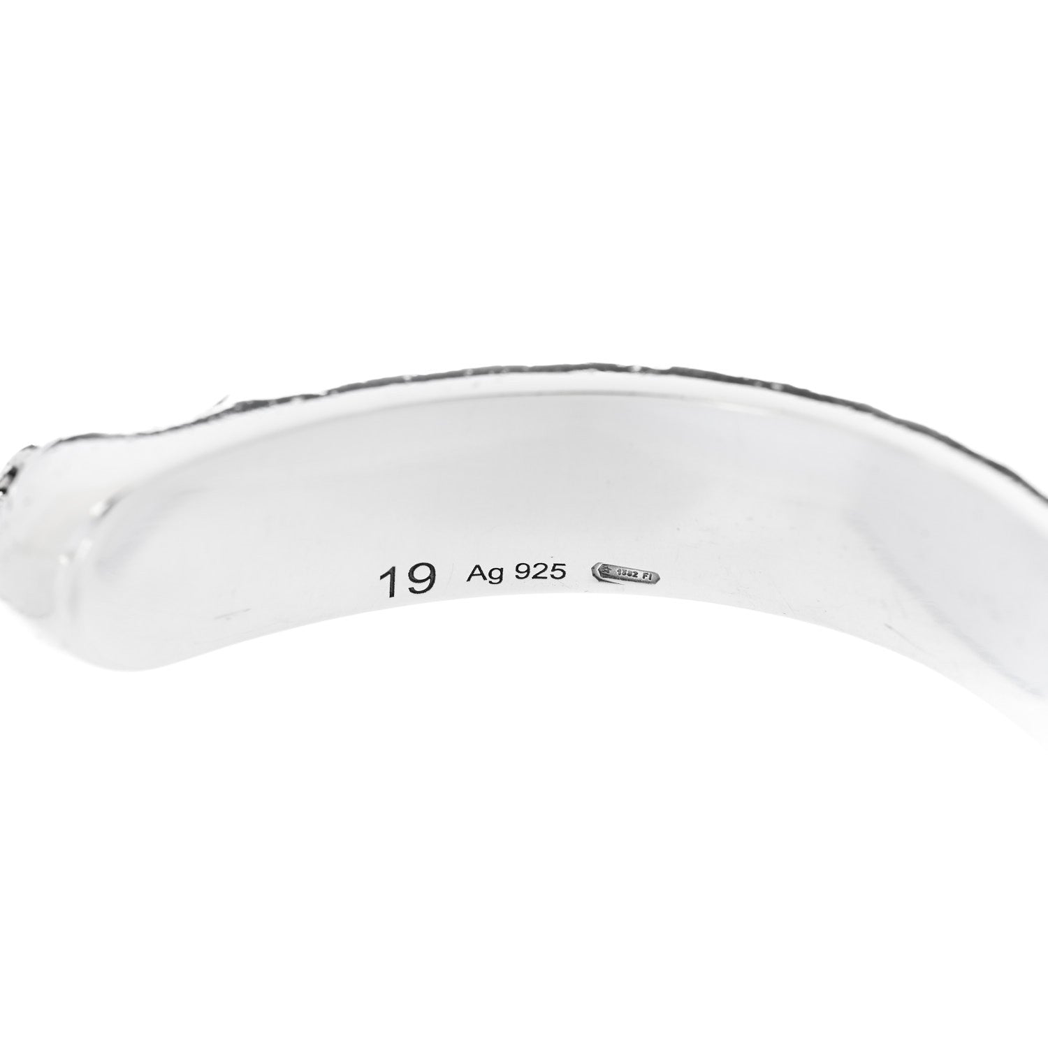 Gucci Sterling Silver Feline Head Bracelet 4 of 6