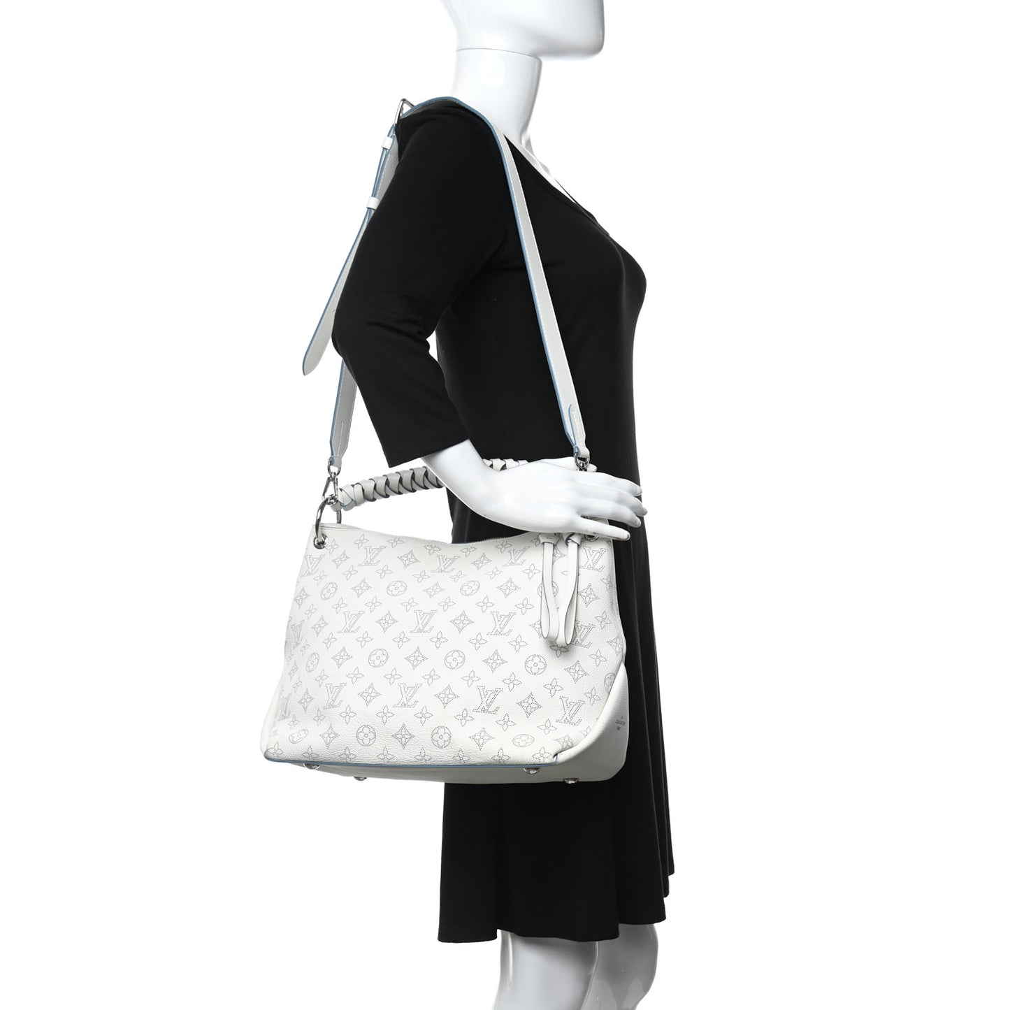 Mahina Beaubourg Hobo MM Snow Orage Blue