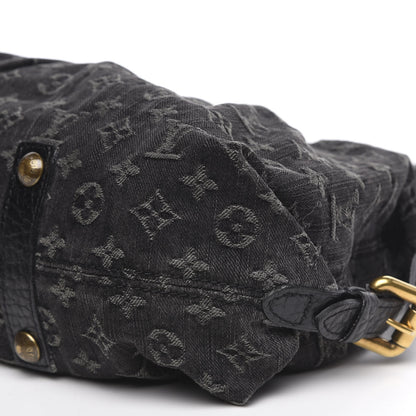 Louis Vuitton Denim Neo Cabby MM Black 9 of 10