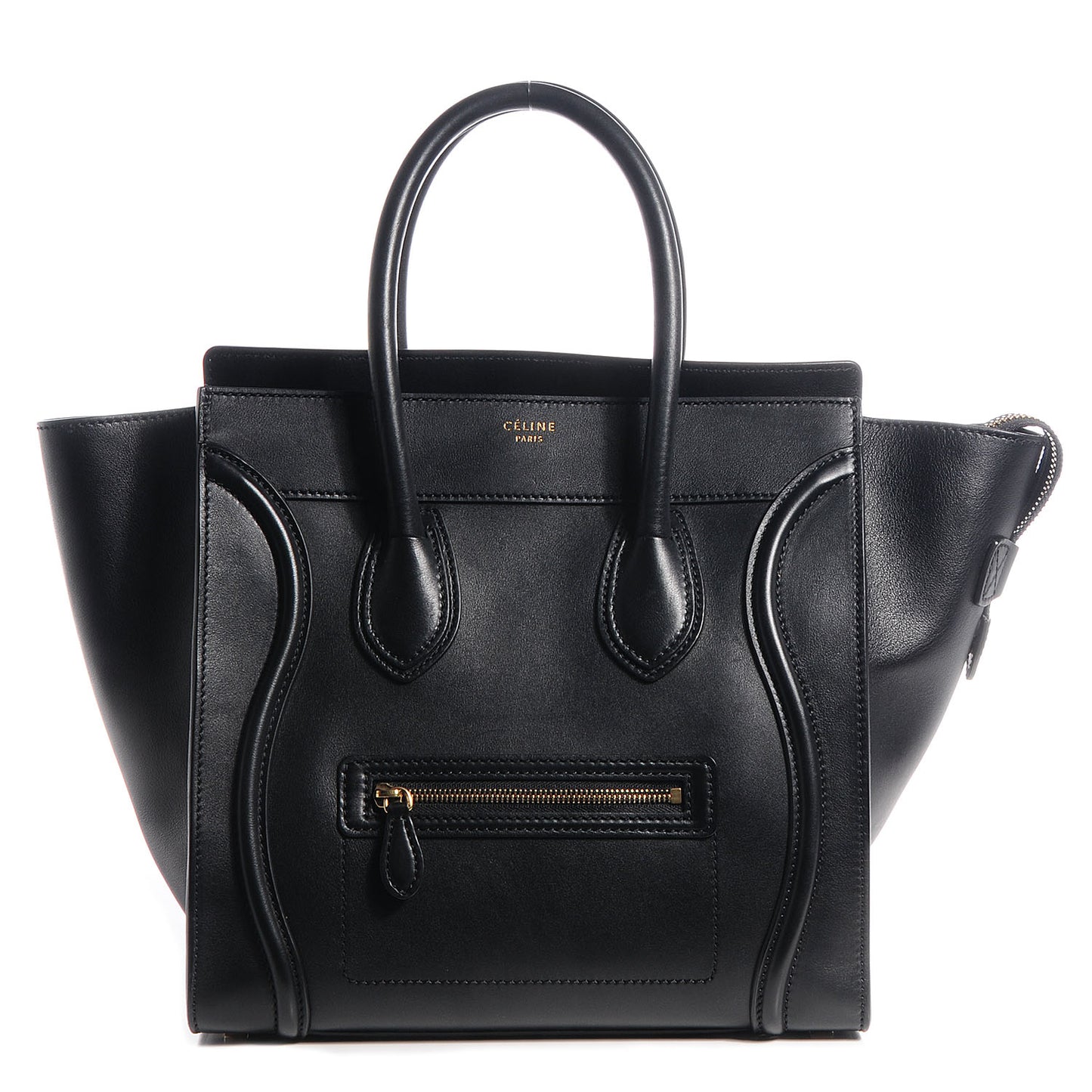 Smooth Calfskin Mini Luggage Black