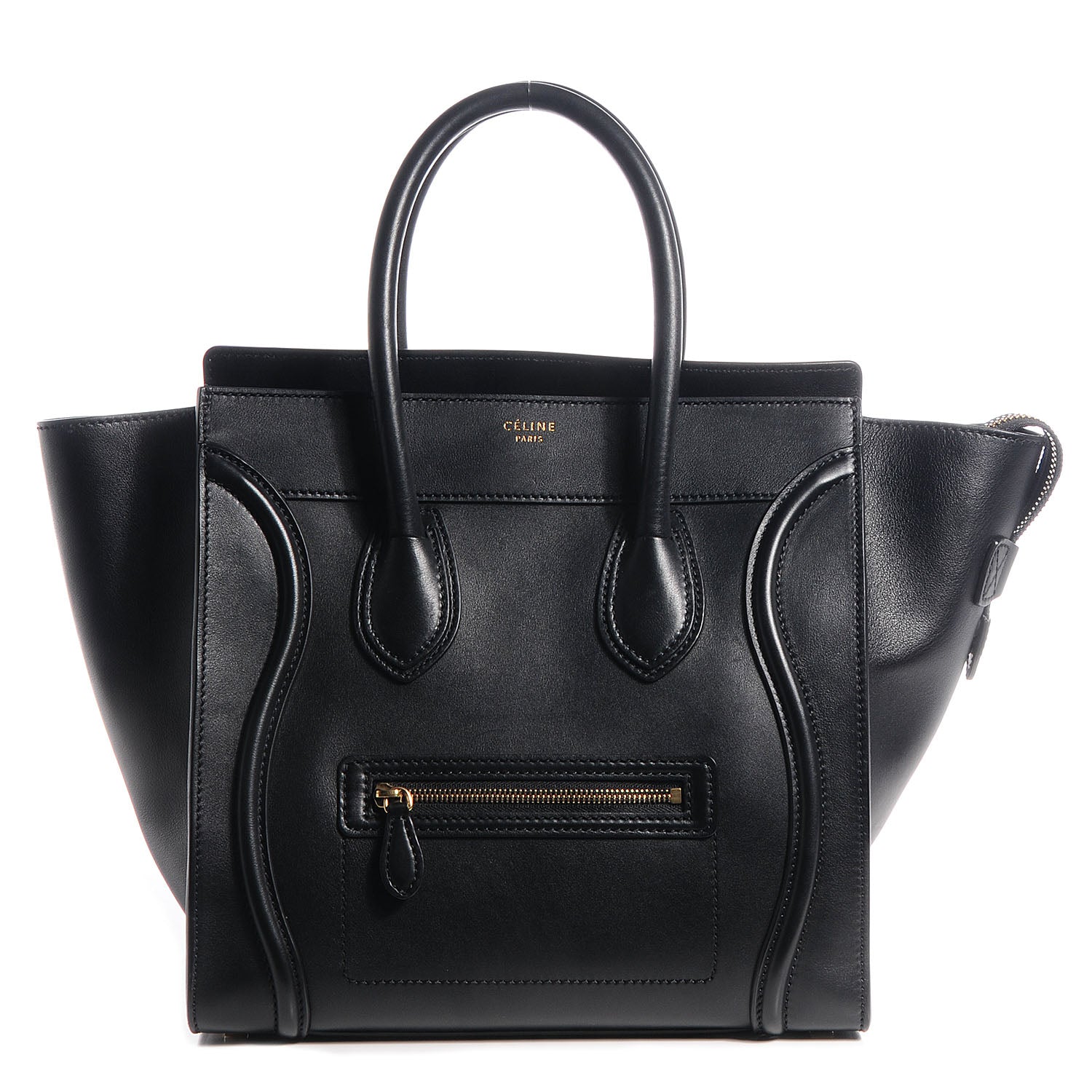Celine Smooth Calfskin Mini Luggage Black 1 of 8