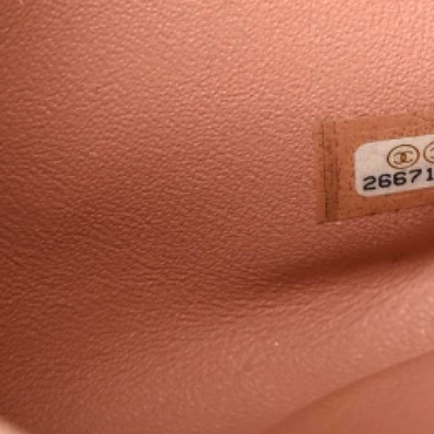 Chanel Lambskin Quilted Wood Mini Coco Handle Flap Beige 8 of 10