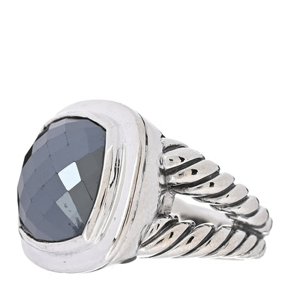 David Yurman Sterling Silver Hematine 14mm Albion Ring 52 6 3 of 6