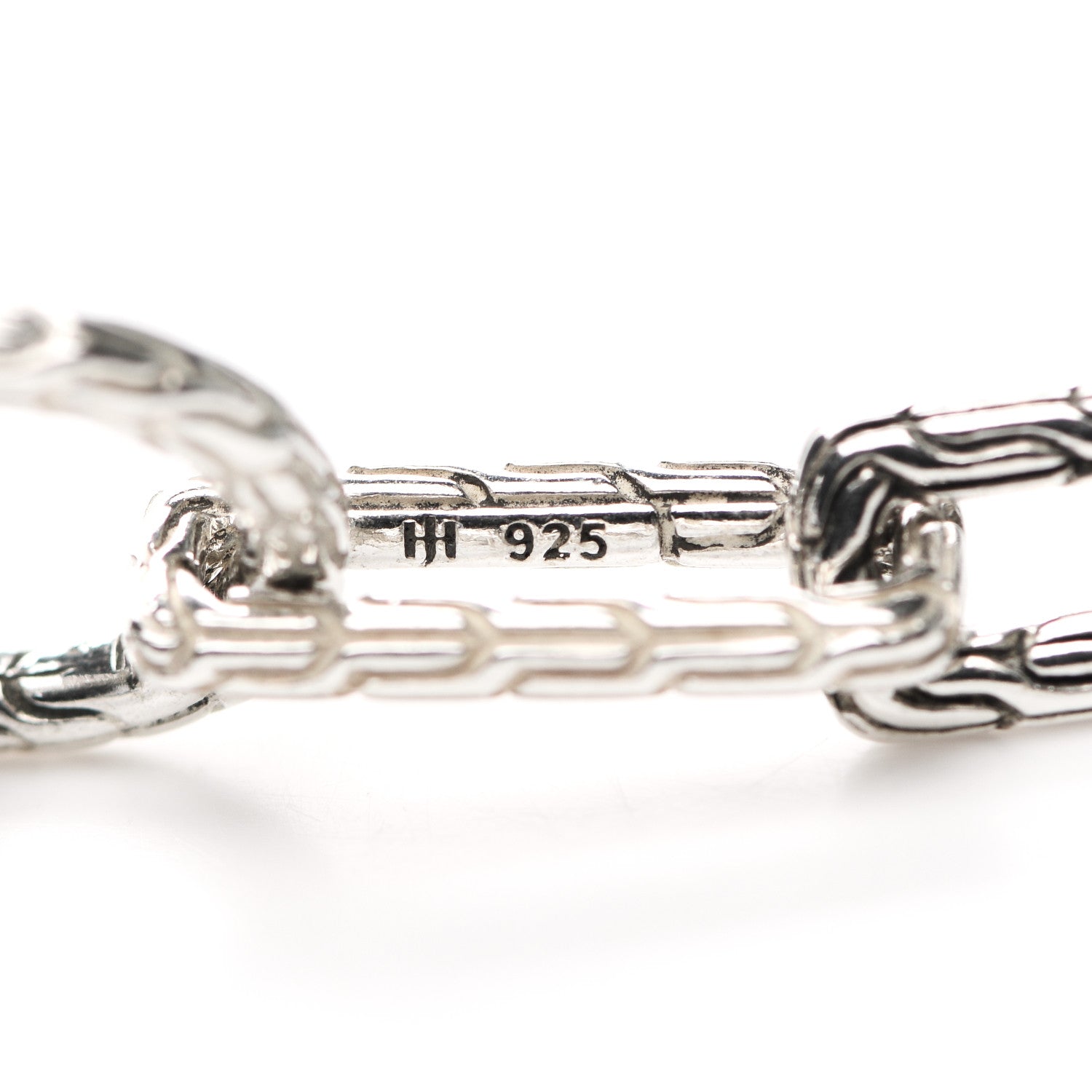 John Hardy Sterling Silver Classic Chain Long Link Amulet Connector Necklace 4 of 4