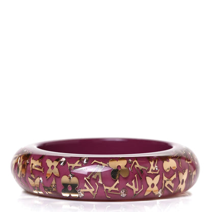 Louis Vuitton Resin Swarovski Medium Inclusion Bracelet GM Violine 2 of 4
