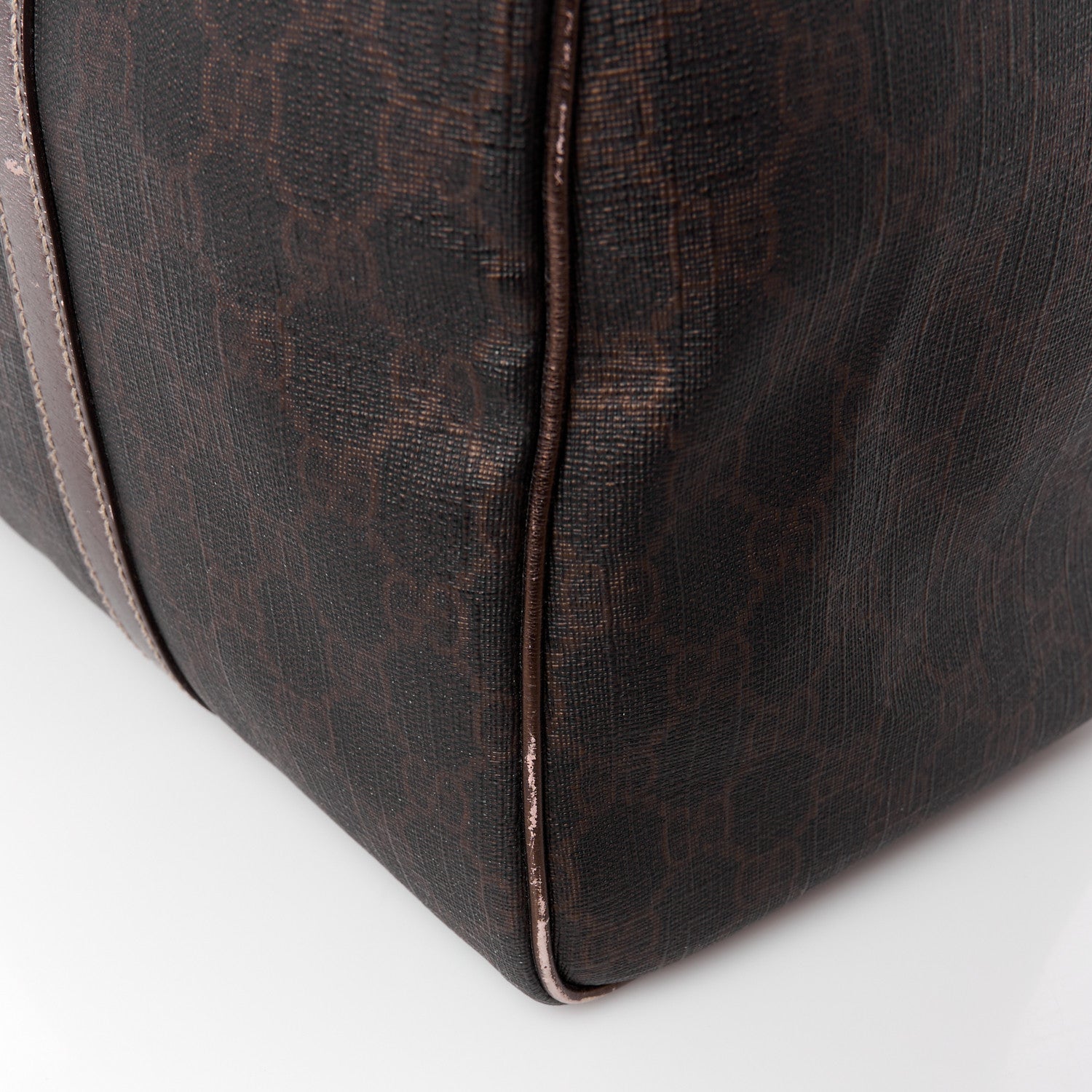 Gucci GG Supreme Monogram Medium Joy Boston Dark Brown Bronze 15 of 16