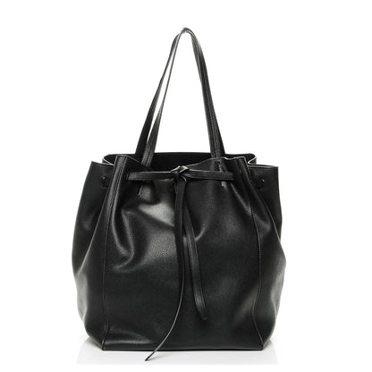 Celine Soft Grained Calfskin Medium Cabas Phantom Black 1 of 6