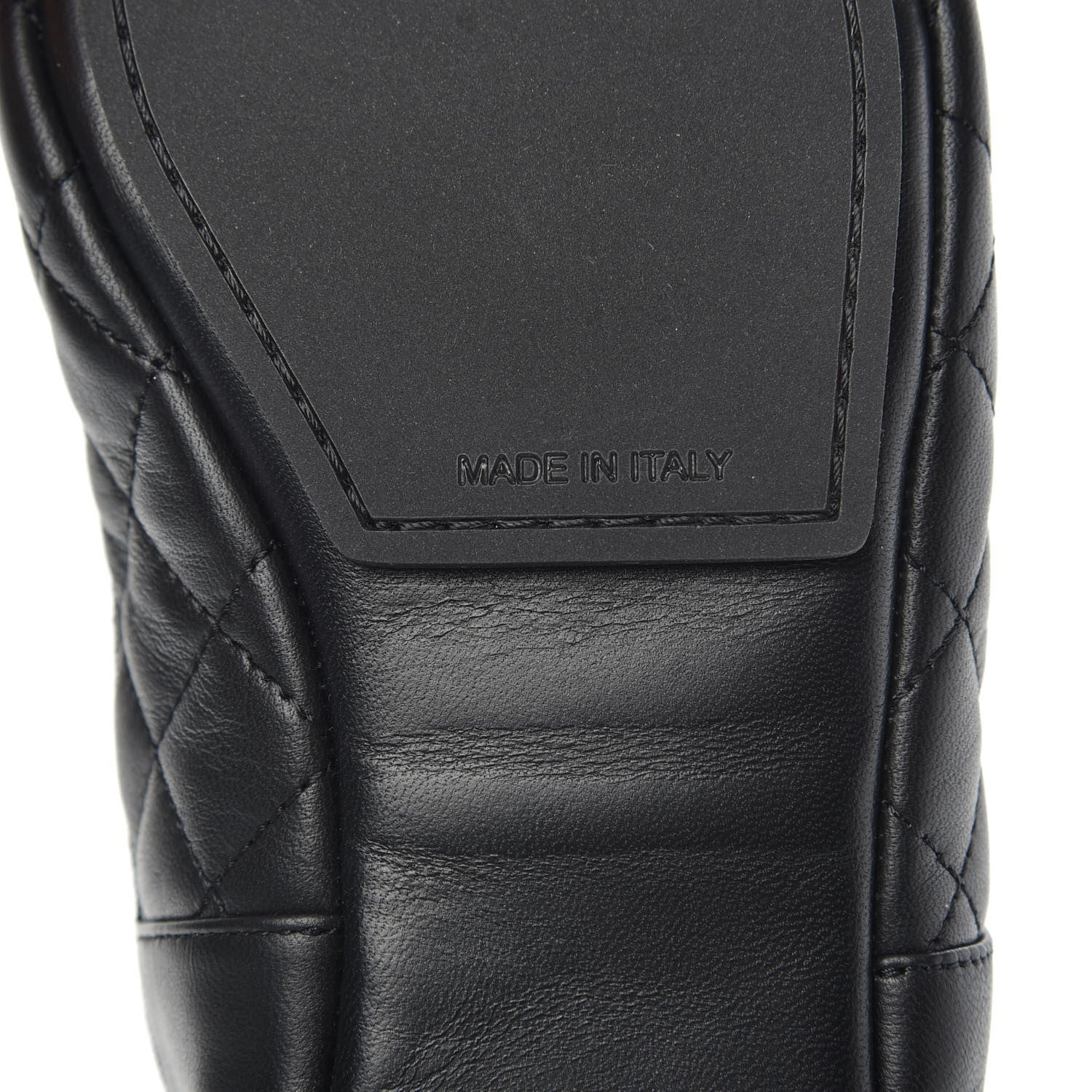 Chanel Lambskin Quilted Cap Toe Slipper With Pouch 41 Black 9 of 10