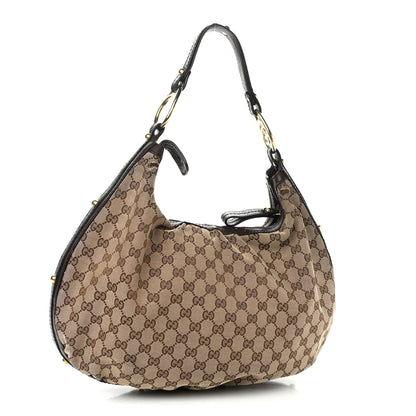 Gucci Monogram Medium Interlocking Hobo Dark Brown 3 of 18