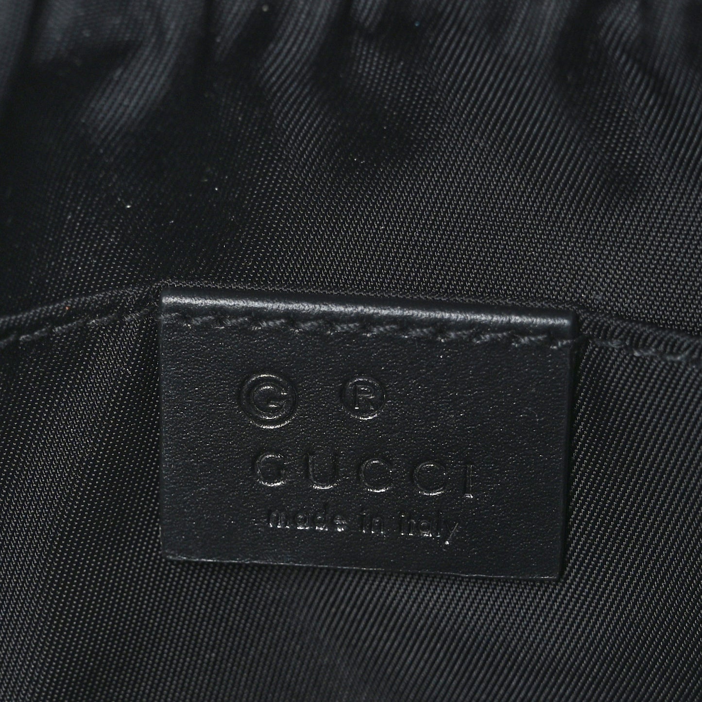 Canvas Web Slim Belt Bag Black