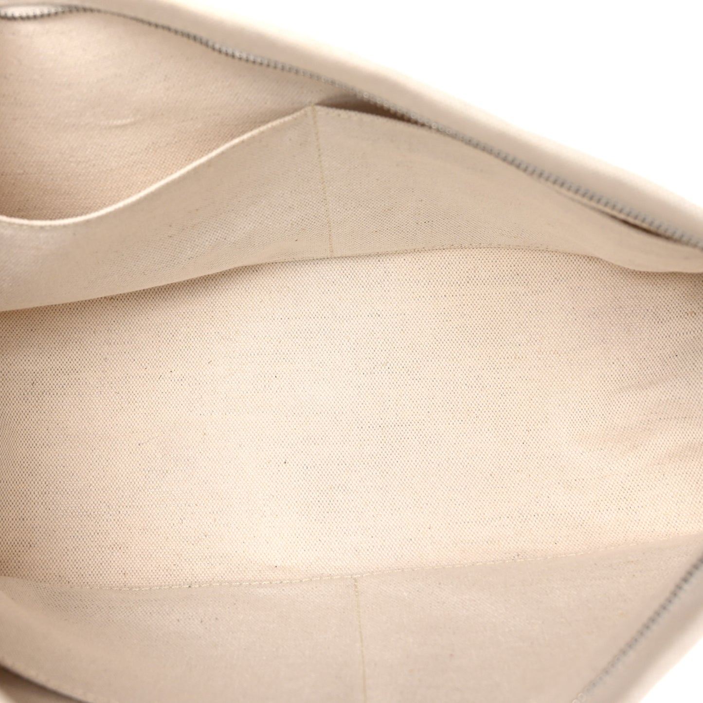 Canvas Necessaire Organizer Pouch Off White