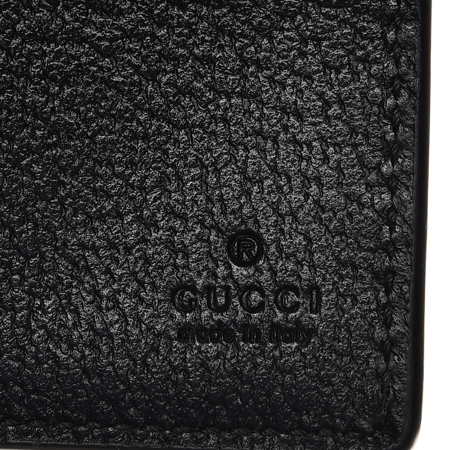 Gucci Calfskin Bee Star Bi-Fold Wallet Black 7 of 7