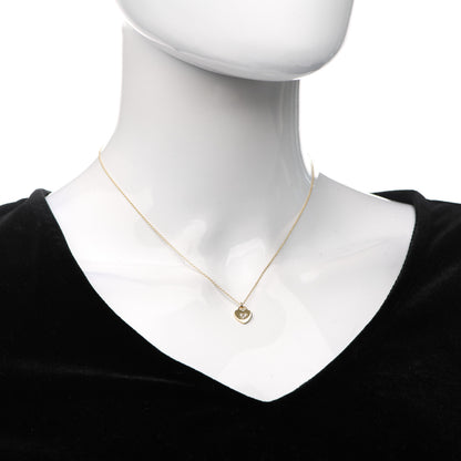Tiffany 18K Yellow Gold Diamond Heart Locket Pendant Necklace 2 of 7