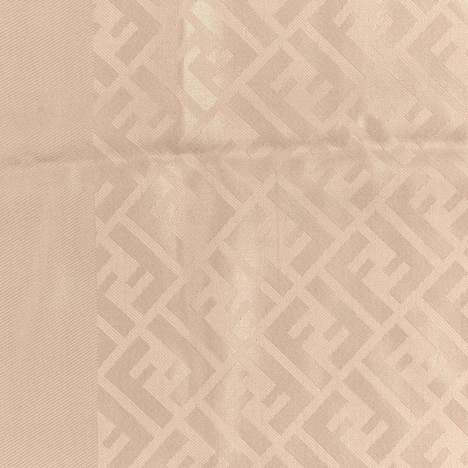 Fendi Silk Wool FF Shawl Blush 2 of 3