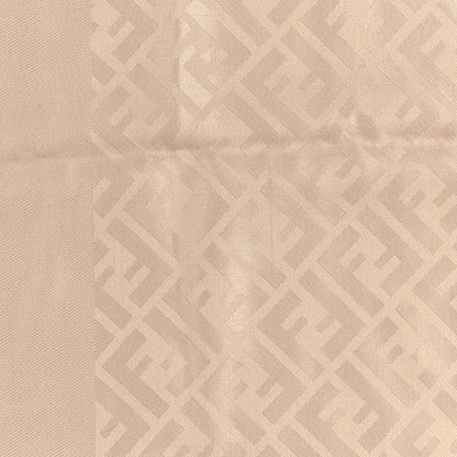 Fendi Silk Wool FF Shawl Blush 2 of 3