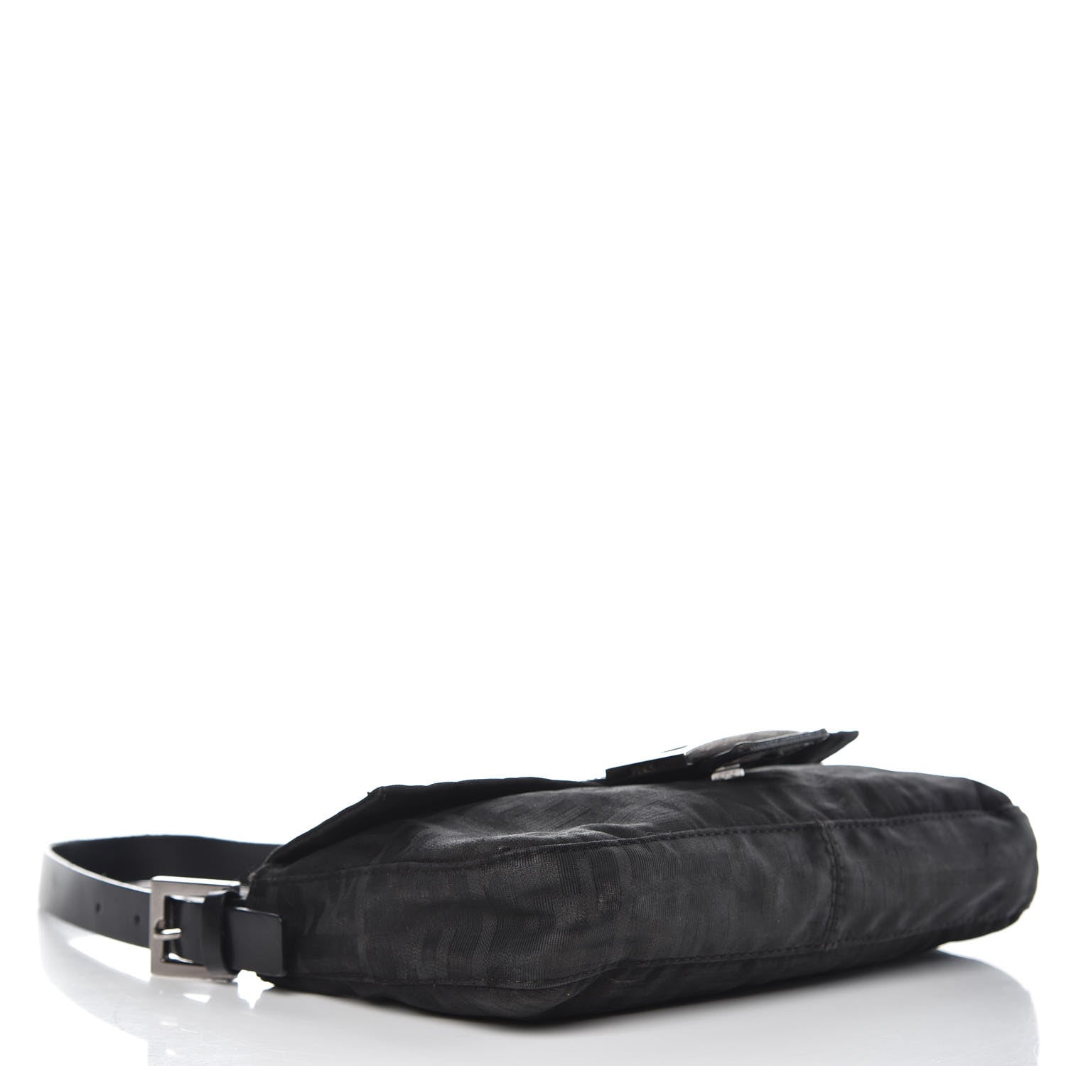 Fendi Nylon Zucca Baguette Black 4 of 14