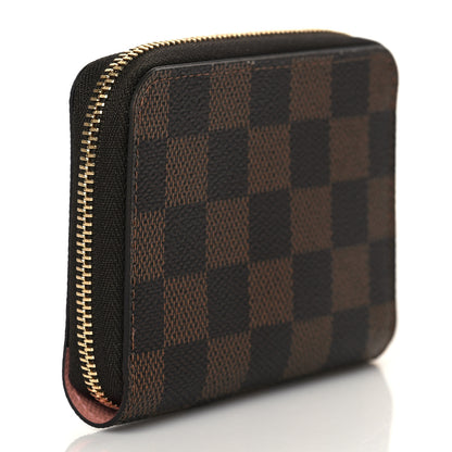 Louis Vuitton Damier Ebene 2021 Christmas Animation London Zippy Coin Purse Red 3 of 8