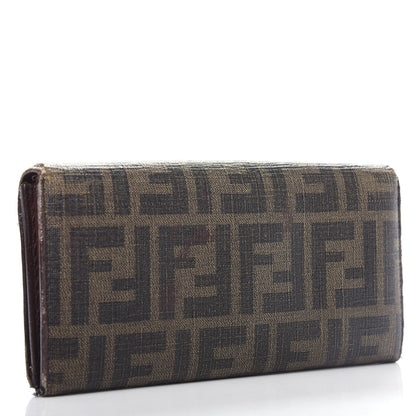 Fendi Zucca Spalmati Continental Wallet Tobacco 3 of 10