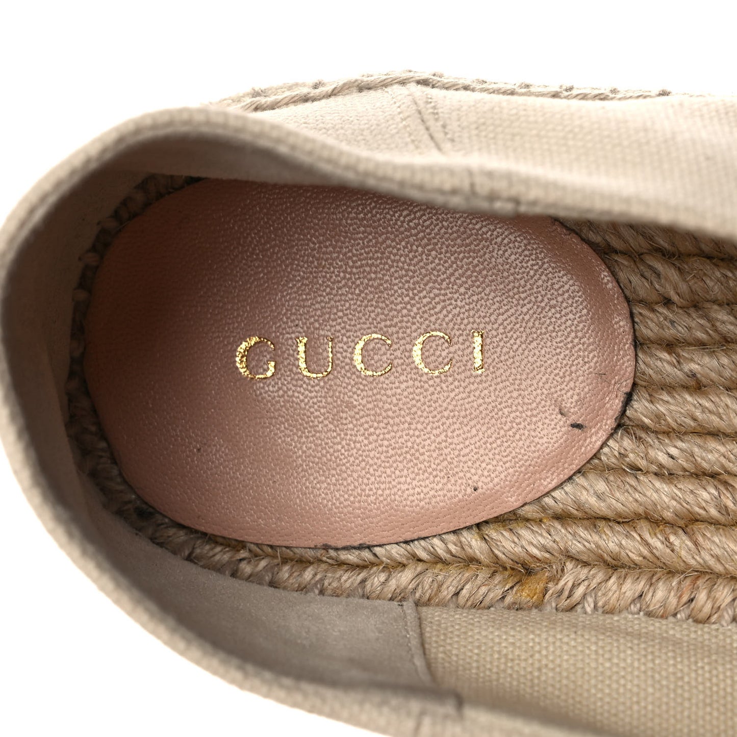Canvas Logo Lace-Up Platform Espadrilles 40 Greggio Grege
