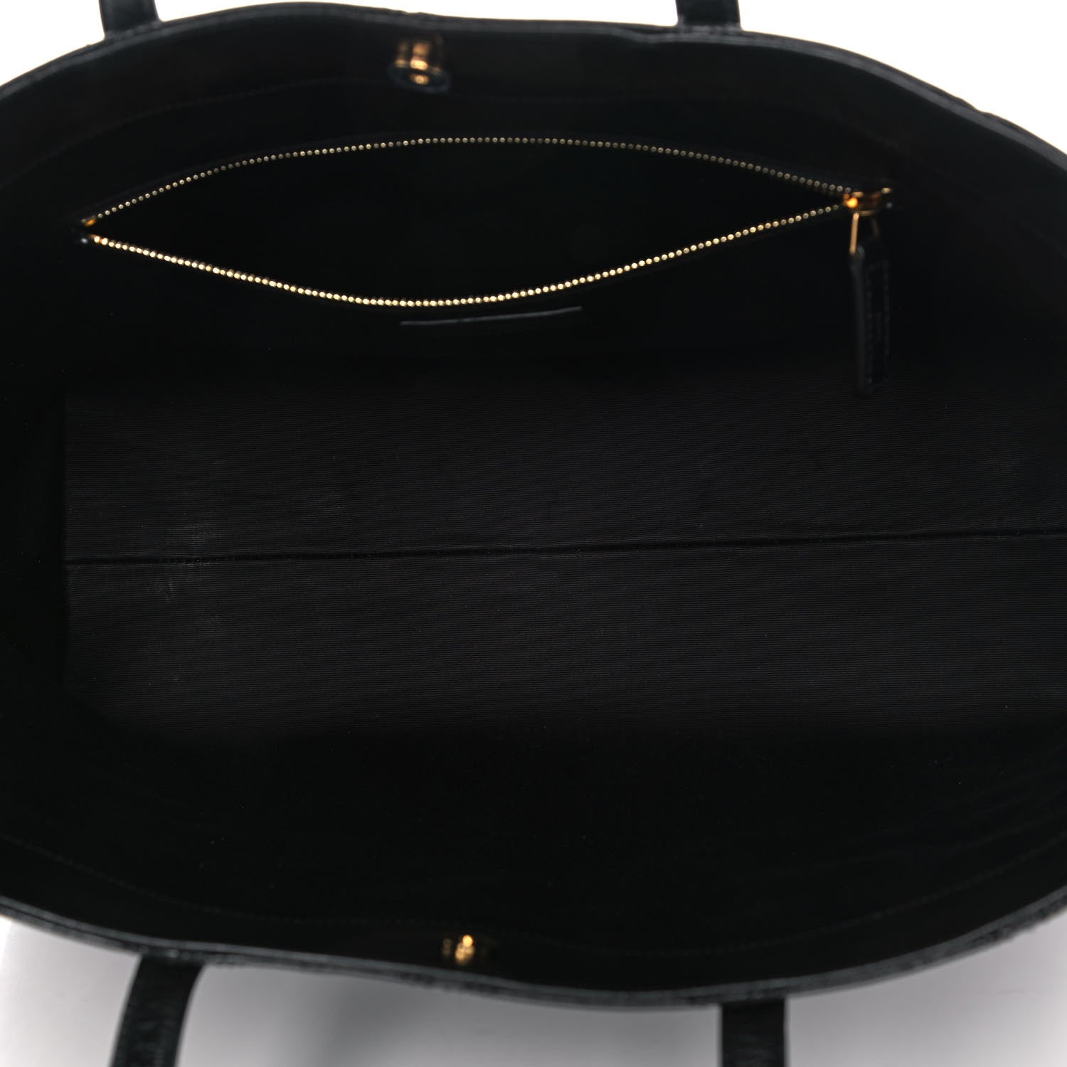 Saint Laurent Crinkled Calfskin Quilted East West Shopping Tote Black 11 of 11
