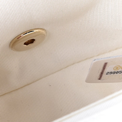 Chanel Lambskin Quilted Mini My Precious Flap White 6 of 9