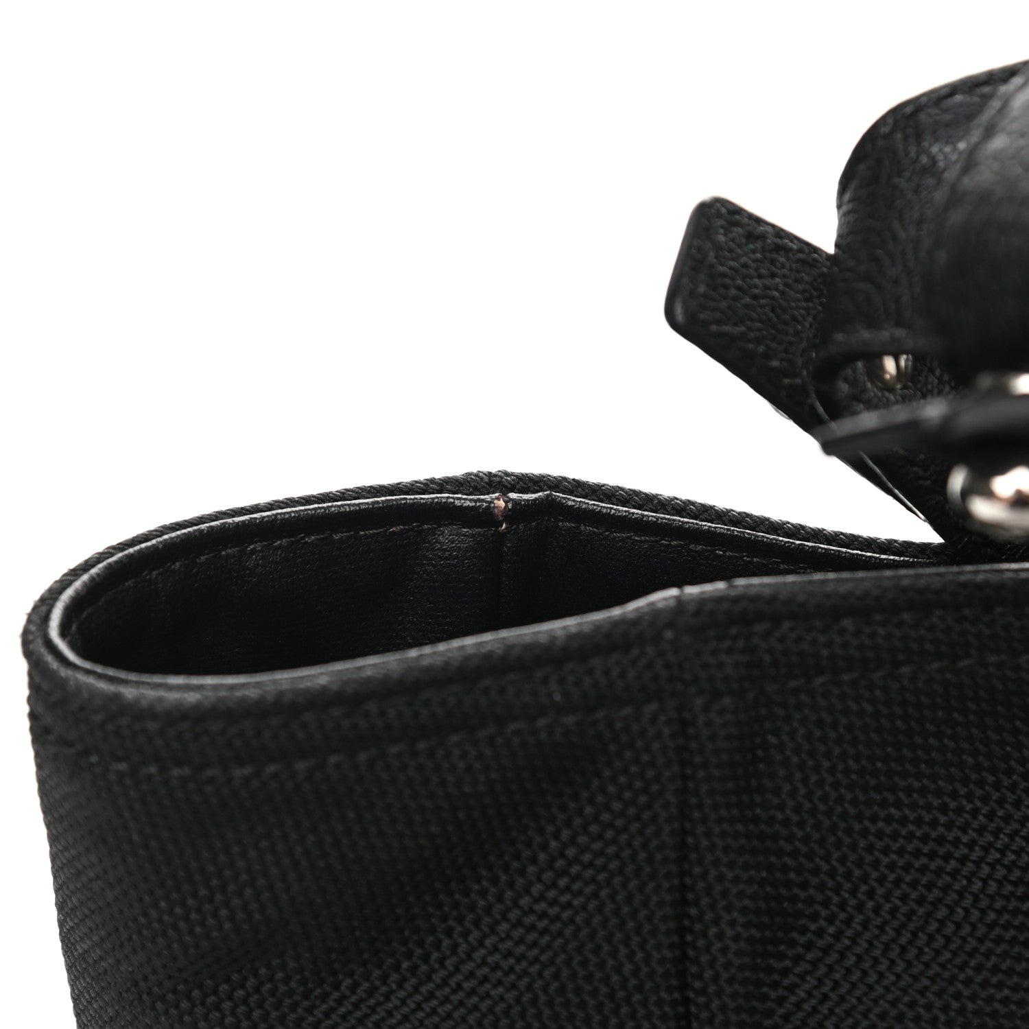 Chanel Coated Canvas Large Paris Biarritz Tote Black 14 of 14