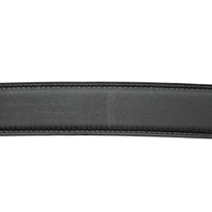 Hermes Swift Epsom 32mm Belt Strap 95 38 Black Gold 7 of 8