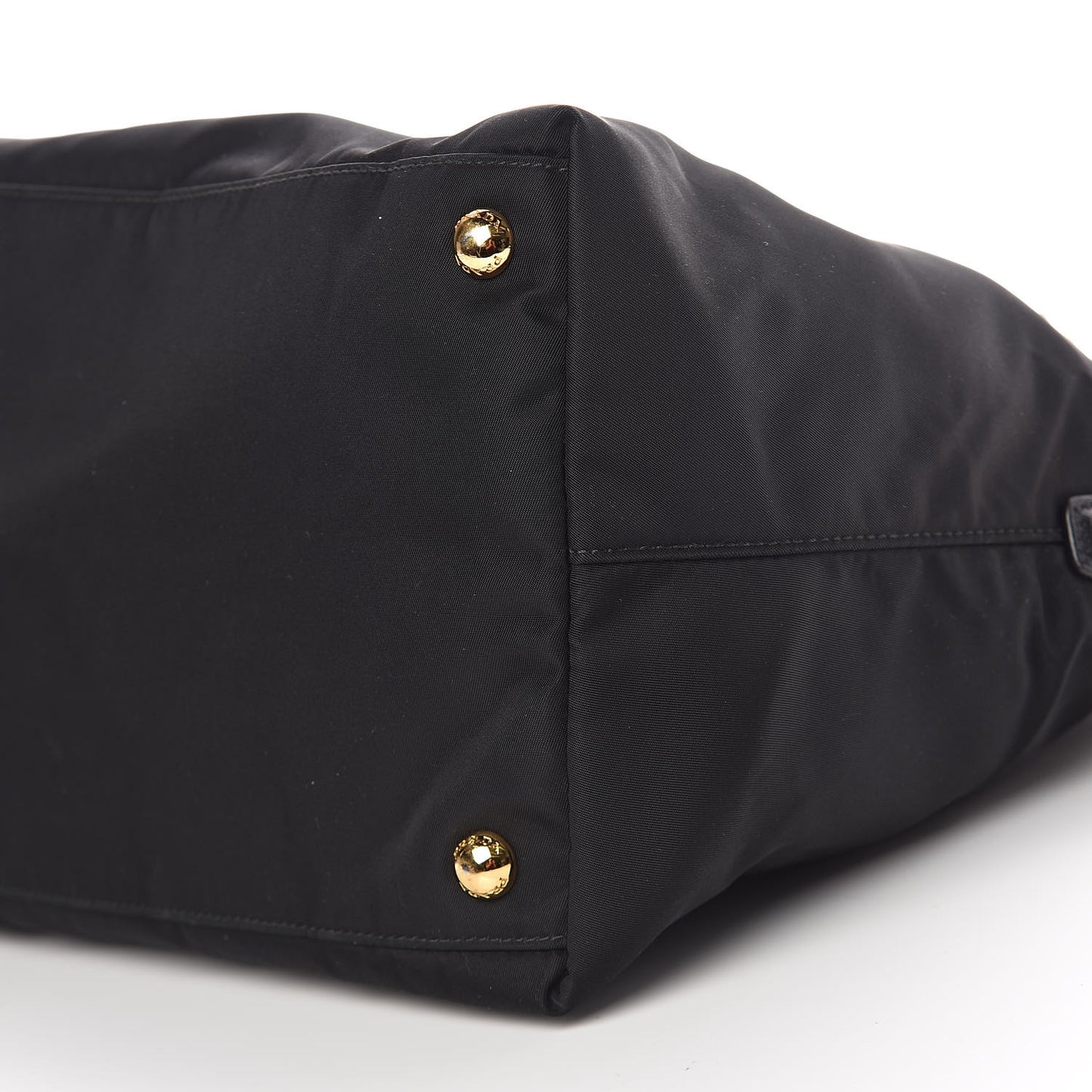 Tessuto Nylon Saffiano Tote Black