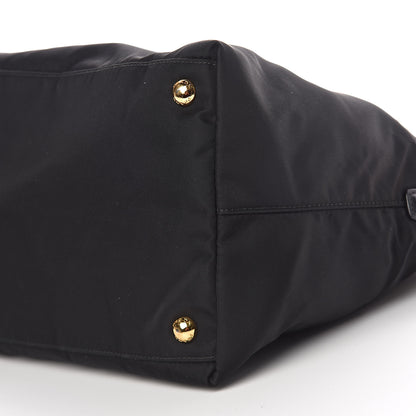 Prada Tessuto Nylon Saffiano Tote Black 11 of 11